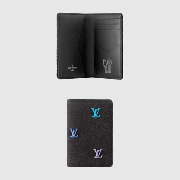 루이비통 모노그램 반지갑 핑크 하이엔드 레플리카 - 허시백 지갑